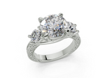 Atria Round Diamond  Engagement Ring