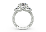 Atria Round Diamond  Engagement Ring