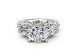 Atria Round Diamond  Engagement Ring