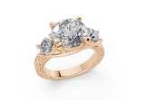 Atria Round Diamond  Engagement Ring