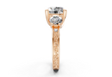 Atria Round Diamond  Engagement Ring