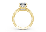 Sapphira Cushion Square Diamond  Engagement Ring