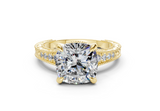 Sapphira Cushion Square Diamond Engagement Ring