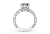 Sapphira Cushion Square Diamond  Engagement Ring