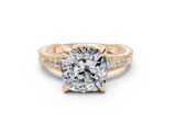 Sapphira Cushion Square Diamond Engagement Ring