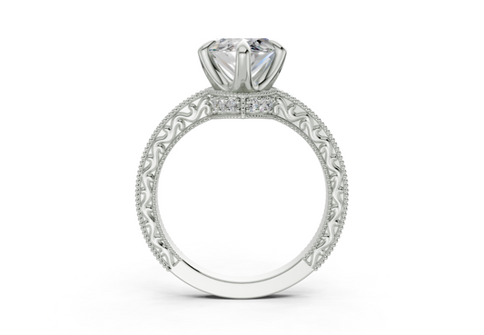 Sapphira Marquise Diamond Engagement Ring