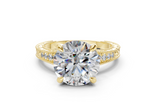 Sapphira Round Diamond  Engagement Ring