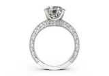 Sapphira Round Diamond  Engagement Ring