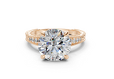 Sapphira Round Diamond Engagement Ring