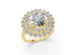 Yelena Round Diamond  Engagement Ring