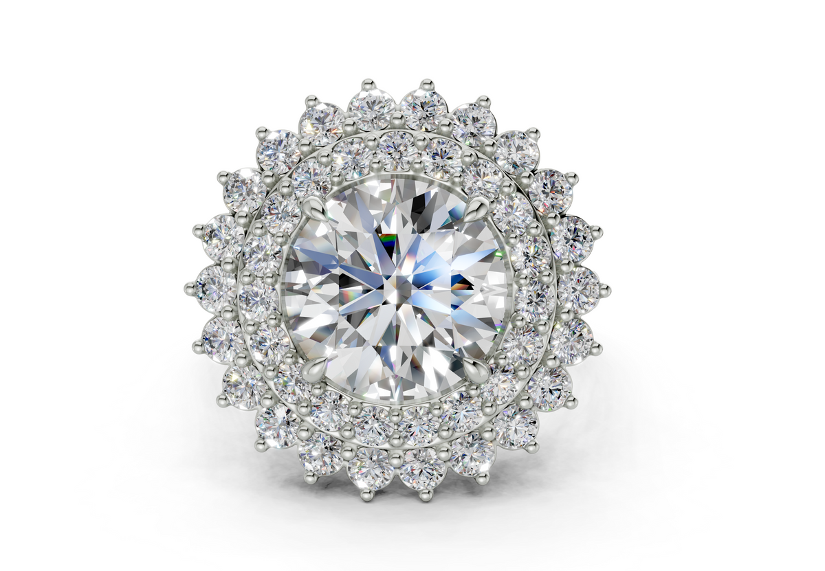 Yelena Round Diamond  Engagement Ring