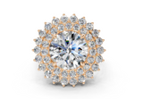 Yelena Round Diamond  Engagement Ring