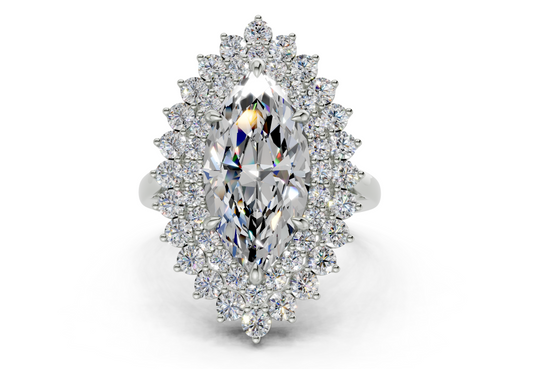 Yelena Marquise Diamond  Engagement Ring