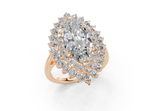 Yelena Marquise Diamond  Engagement Ring