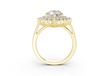 Yelena Pear Diamond  Engagement Ring