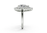 Yelena Pear Diamond  Engagement Ring