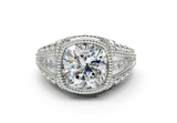 Cassira Cushion Square Diamond  Engagement Ring