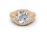 Cassira Round Diamond  Engagement Ring