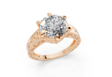 Lavinia Round Diamond  Engagement Ring