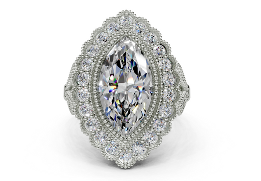 Deryn Marquise Diamond Engagement Ring