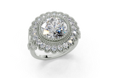 Deryn Round Diamond  Engagement Ring