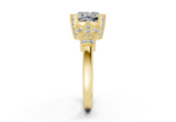 Niara Cushion Square Diamond  Engagement Ring