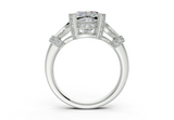 Niara Cushion Square Diamond  Engagement Ring