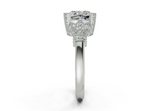 Niara Cushion Square Diamond  Engagement Ring