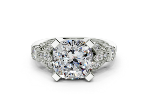 Niara Cushion Square Diamond  Engagement Ring