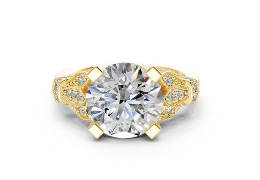 Niara Round Diamond Engagement Ring