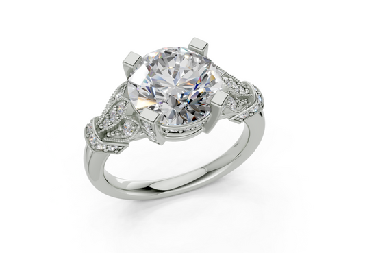 Niara Round Diamond  Engagement Ring