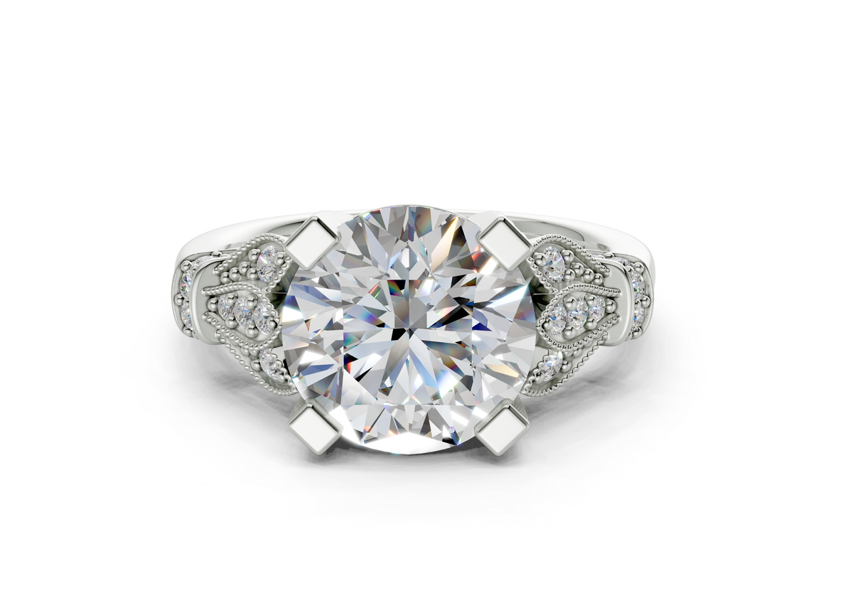 Niara Round Diamond  Engagement Ring