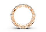 Melrose Pear Classic Eternity Bands