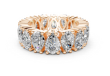 Melrose Pear Classic Eternity Bands