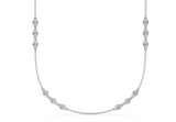 Trio Diamond  Necklace ( 0.7 Carat Total Wt. Size-20 Inch)