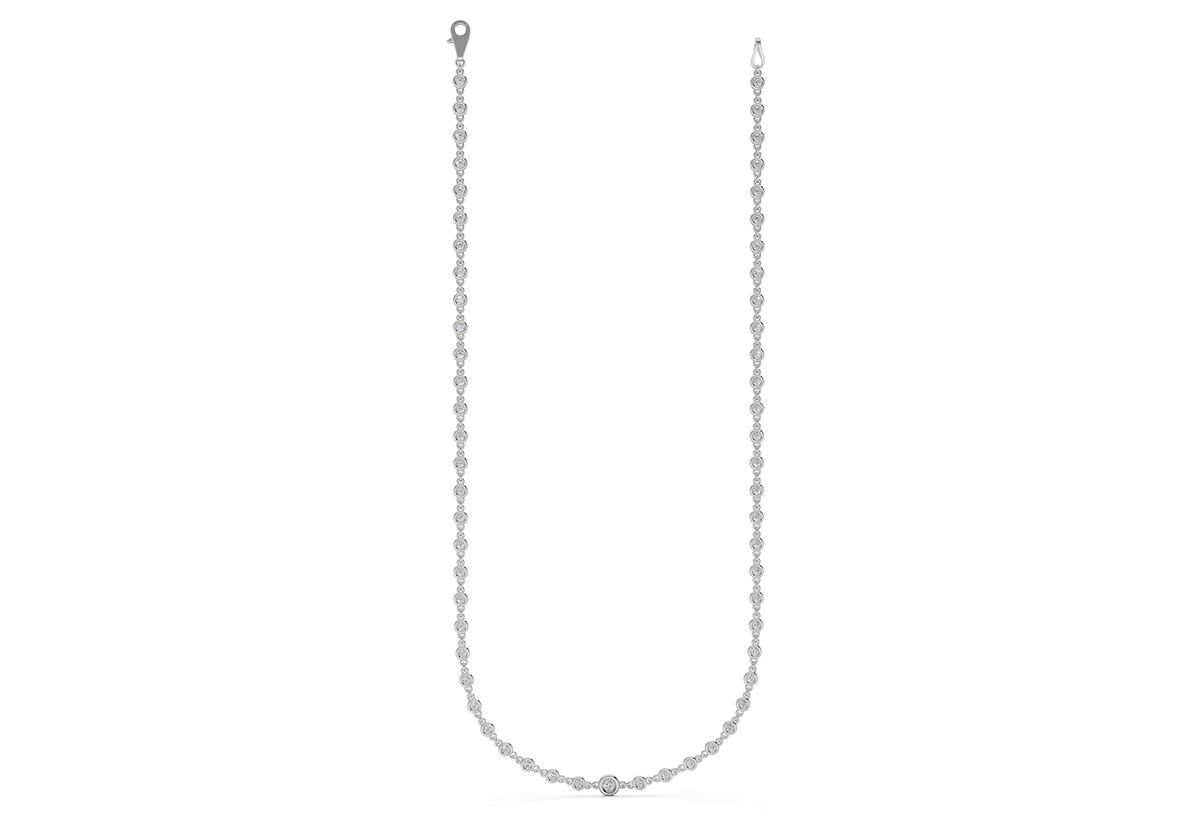 Harmony Diamond  Necklace ( 3.5 Carat Total Wt. Size-20 Inch)