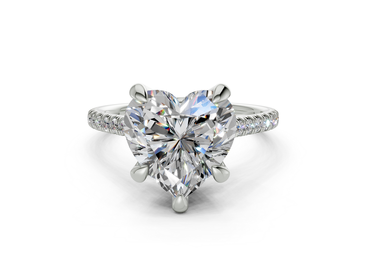 Irisia Heart Engagement Ring