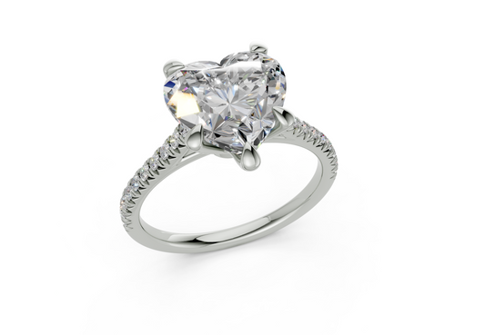 Irisia Heart Engagement Ring