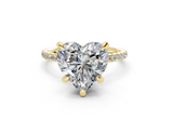 Jasmine Heart Engagement Ring