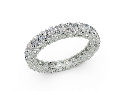 Melrose Oval Classic Eternity Bands 2½ Carat Total Wt.