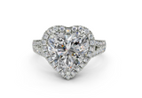 Essira Heart Diamond  Engagement Ring