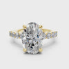 Linora Oval Diamond Engagement Ring